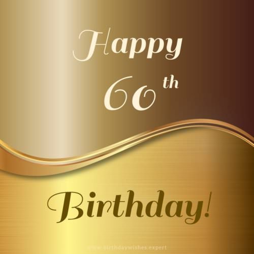 Happy 60th Birthday!