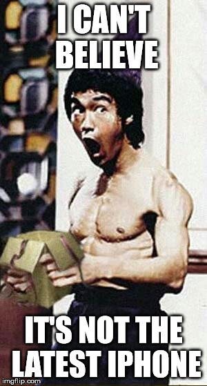 Bruce Lee Birthday Present Meme