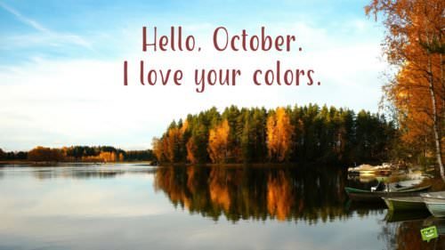 Hello, October. I love your colors.