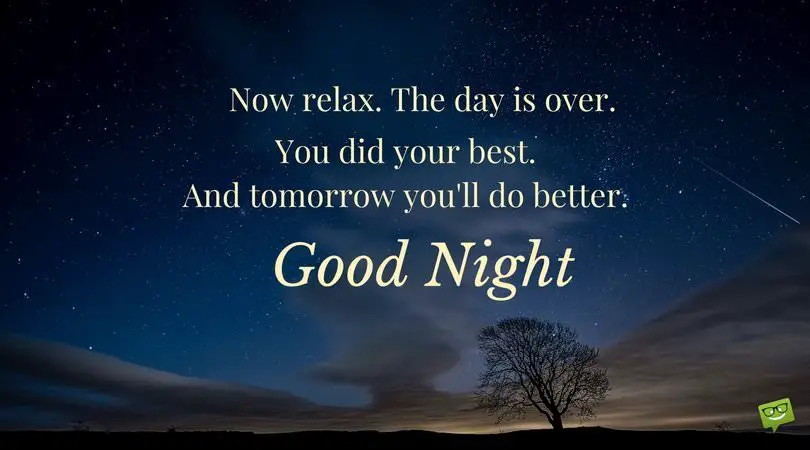 Inspirational Good Night Messages For Friends