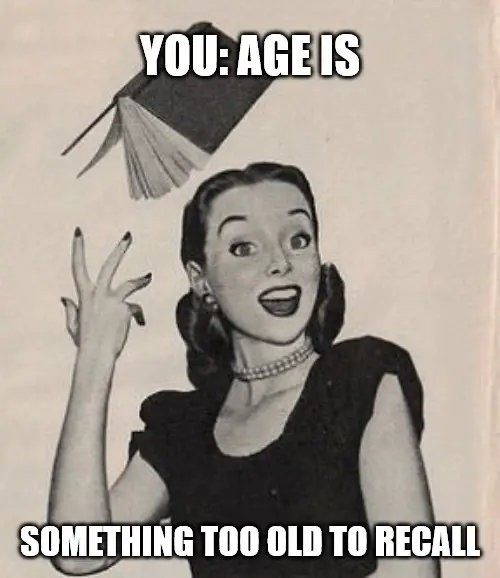 Throwing book vintage woman Meme for your wife;s birthday.