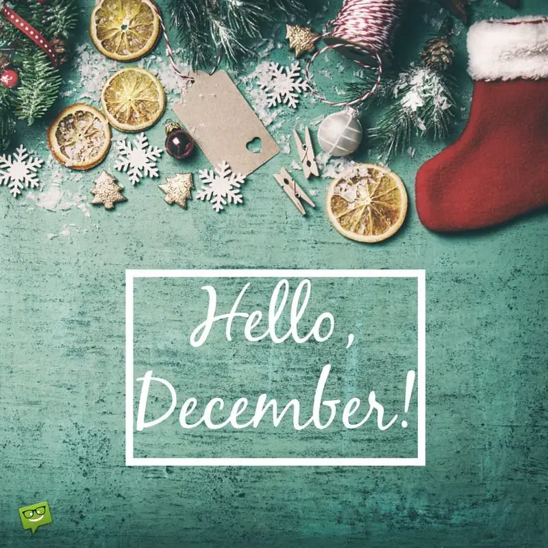 Hello, December!