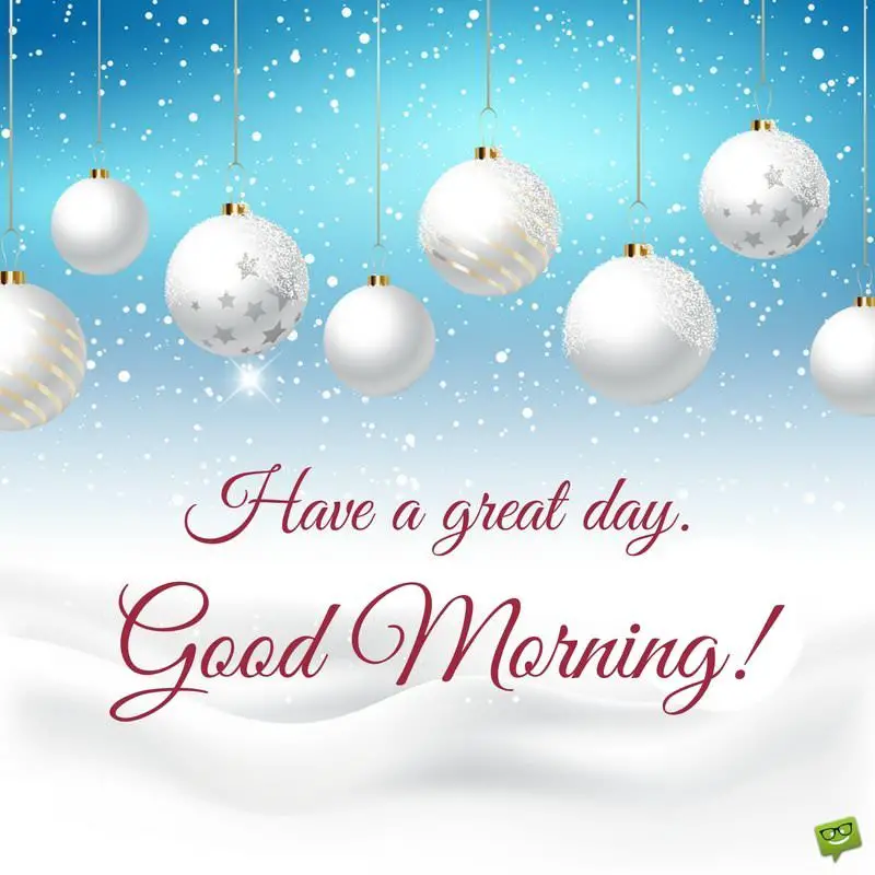 Celebration Time! | Good Morning Wishes for Christmas