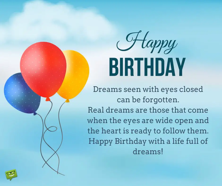 Wish For Birthday Quote - massage for happy birthday