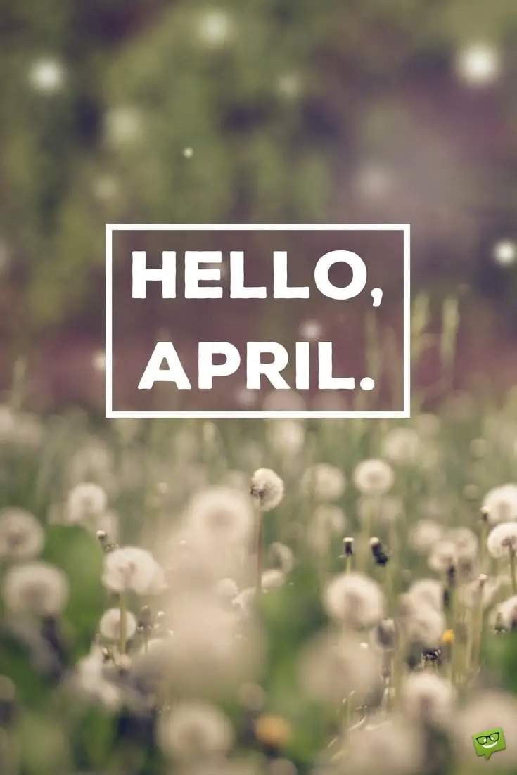 Hello, April!  In April Fools' Day Pranks We Trust