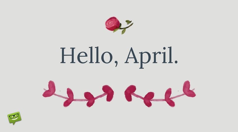 Hello, April.