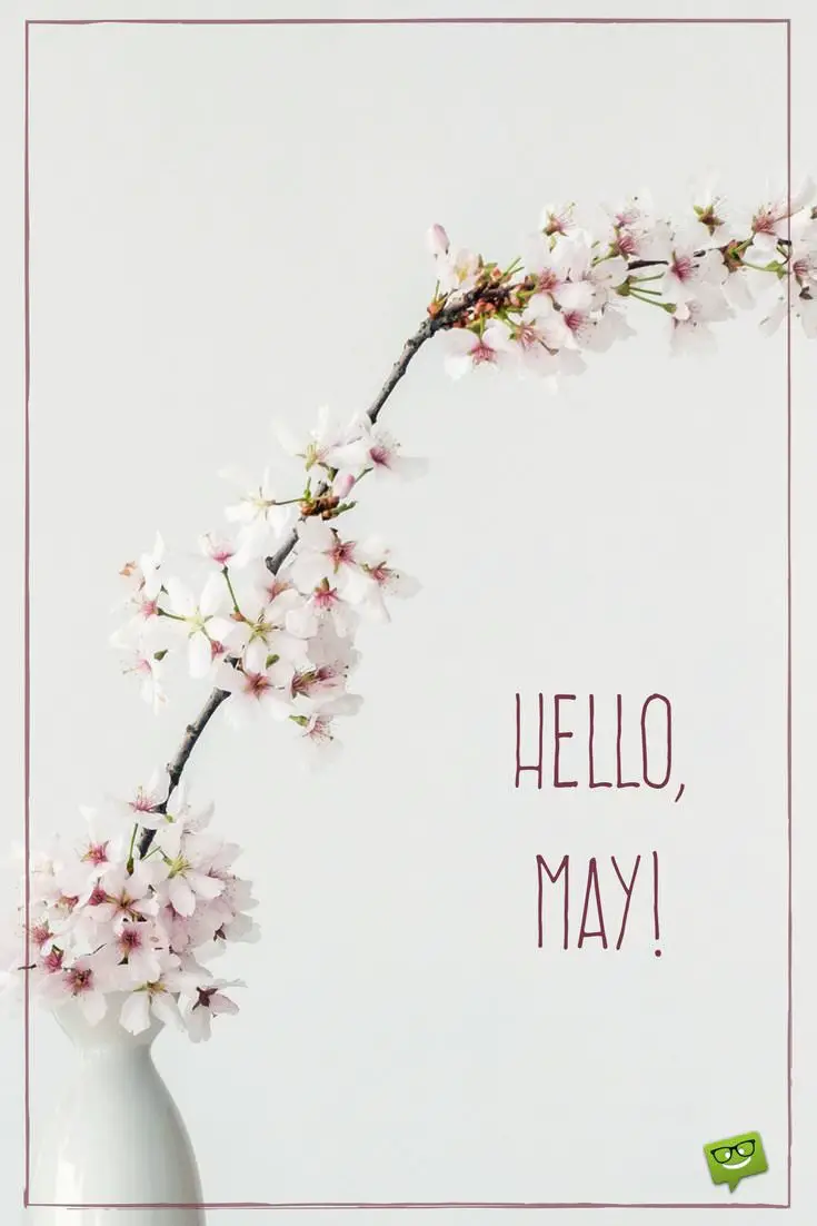 Hello, May  Quotes About Spring in Bloom - Part 2