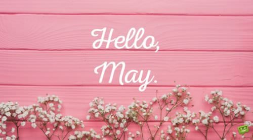 Hello, May.