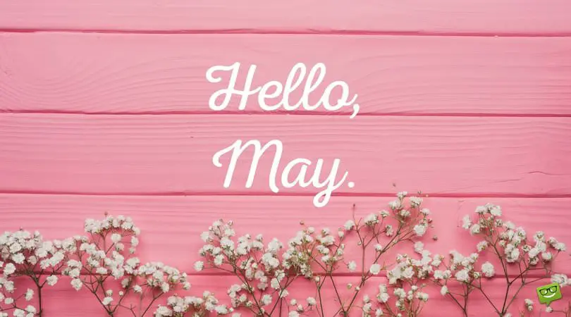 Hello, May.