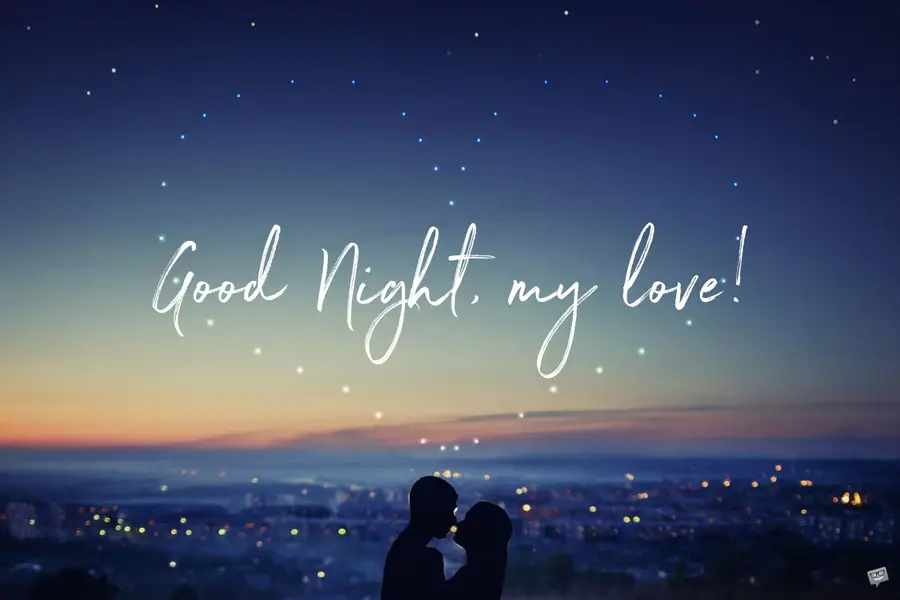 Good Night, My Love | 100 Messages + A Kiss Before You Sleep