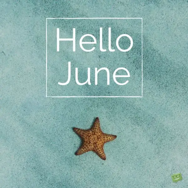 Hello, June.