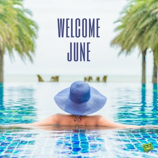 Welcome, June.
