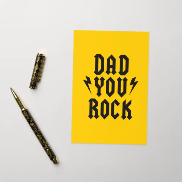 Dad, you Rock! - Father's Day card