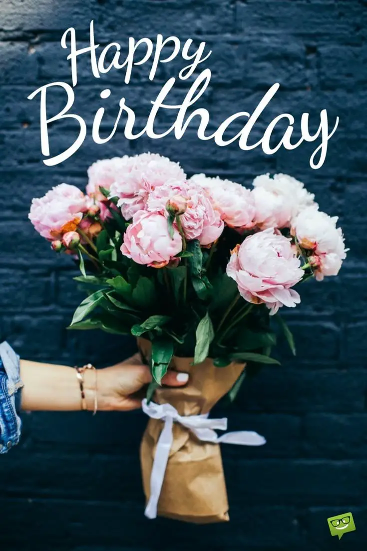 Images Of Happy Birthday Wishes With Flowers