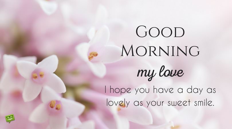 good morning my sweet love quotes