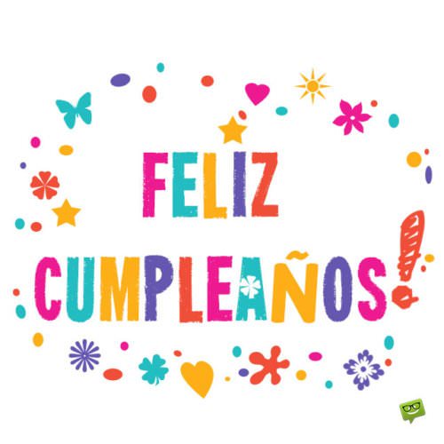 ¡Feliz cumpleaños!