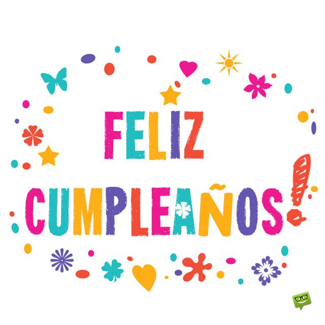  feliz cumpleaños en español