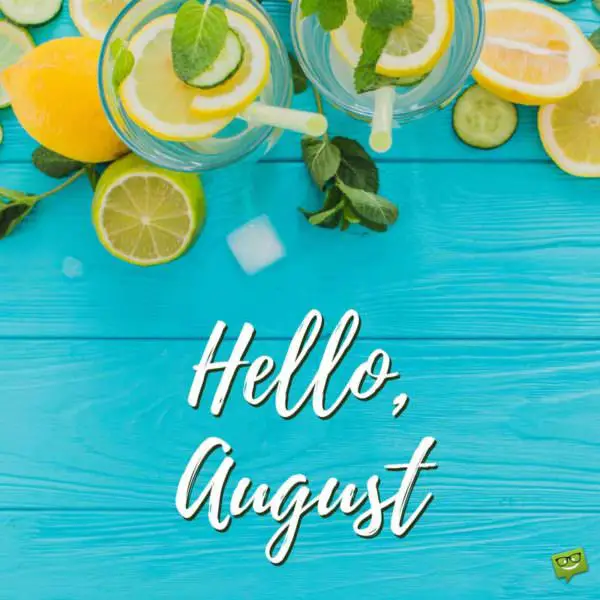 Hello, August.