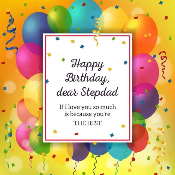 happy birthday step dad quotes