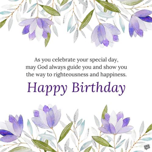 Birthday-prayer-for-sister | Birthday Wishes Expert As you celebrate your special day, may God always guide you and show you the way to righteousness and happiness. Happy birthday.