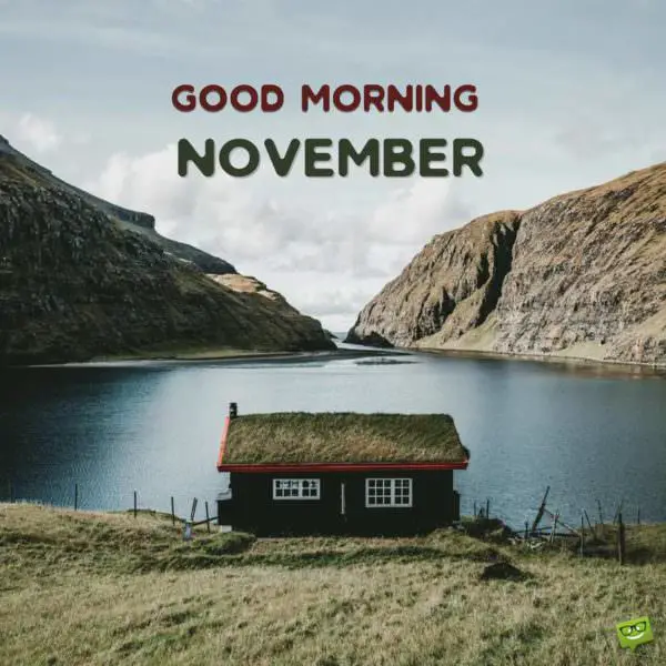 Good Morning, November!