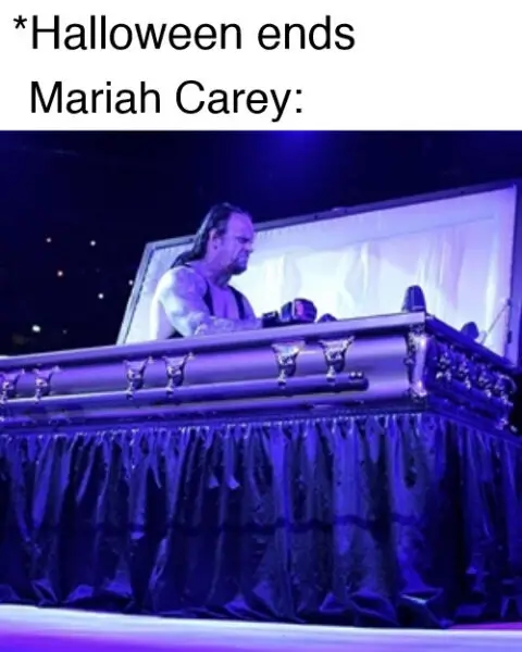 Mariah Carey Christmas meme.