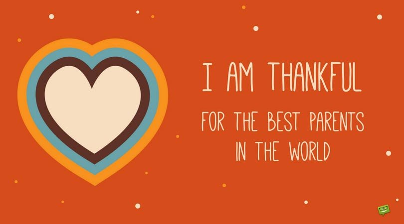 42 Thanksgiving Messages for your Parents