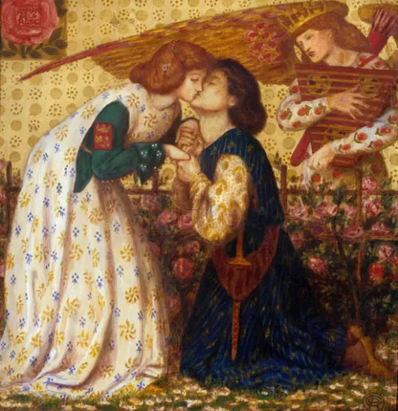 Dante Gabriel Rossetti. Roman de la Rose, 1864