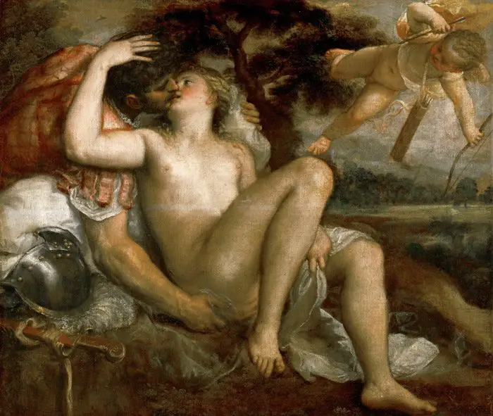 Titian. Venus, Mars and Eros.