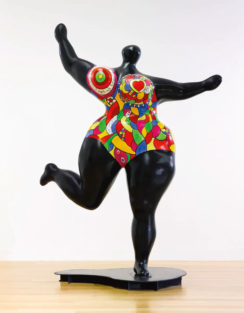 Black Standing Nana by Nicki de Saint-Phalle