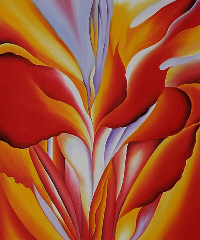 Red Canna by Georgia O'Keeffe