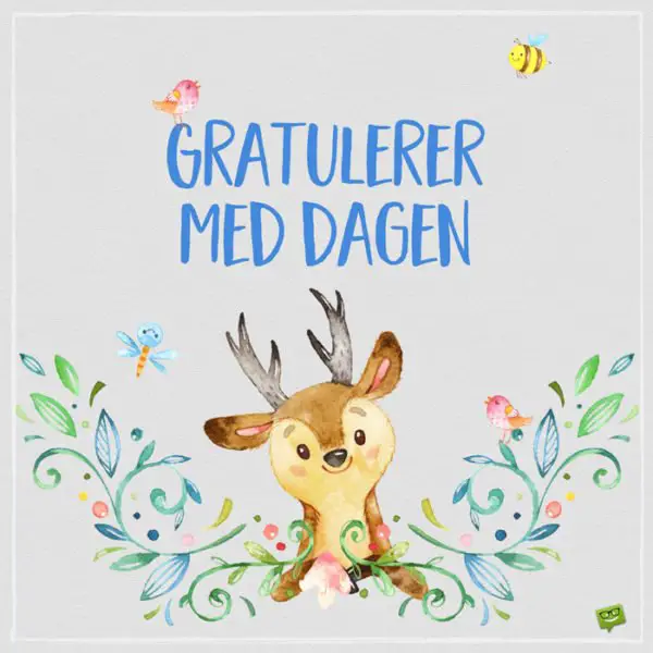 Gratulerer med dagen