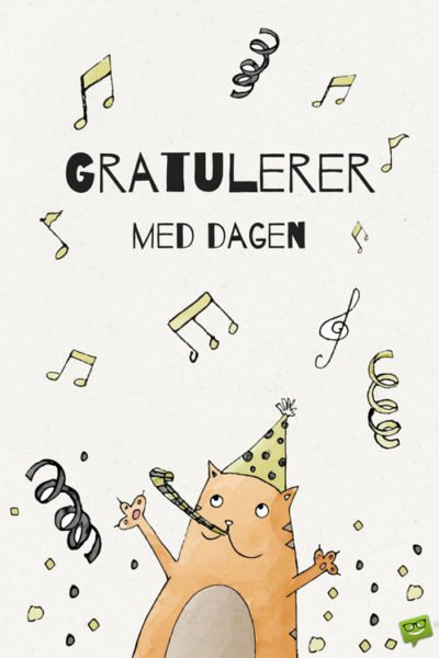 Gratulerer med dagen