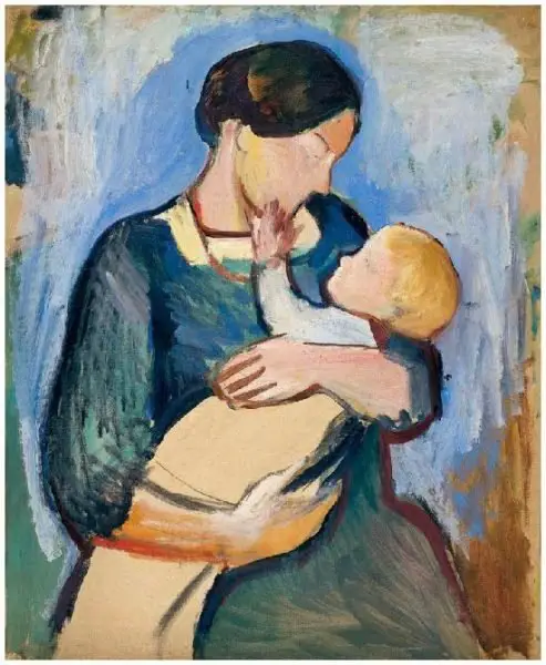 August Macke - Mutter Mit Kind (Mère & Enfant)