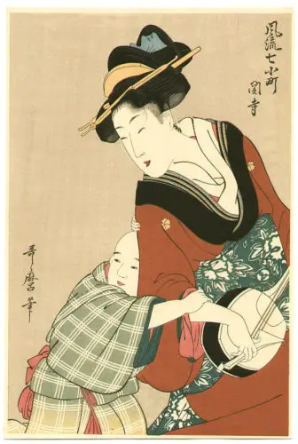 Kitagawa Utamaro, Mother with child