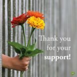 Thank you for your Congratulations Thank you for your support!