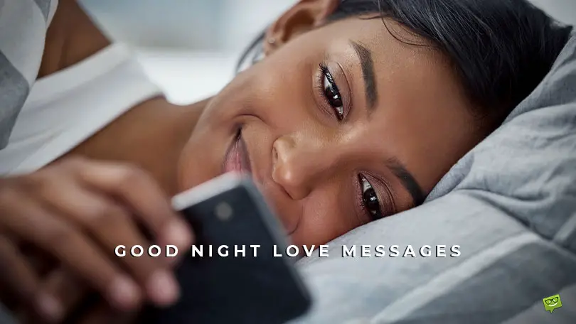 Featured image for a blog post with good night love messages for your girlfriend.