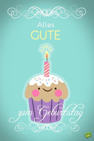 Alles Gute zum Geburtstag!