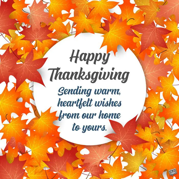 Happy Thanksgiving Wishes for Friends | Words of Gratitude