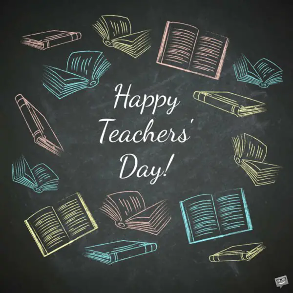 Happy Teachers' Day.