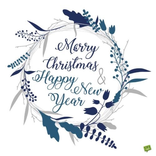 Merry Christmas & Happy New Year!