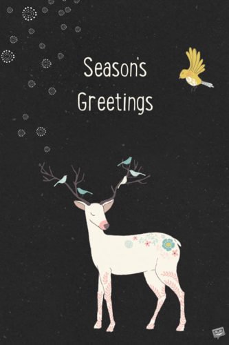 Season's Greetings.