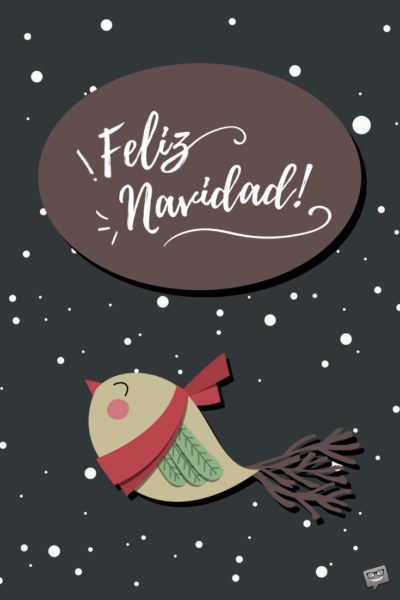 Feliz Navidad.