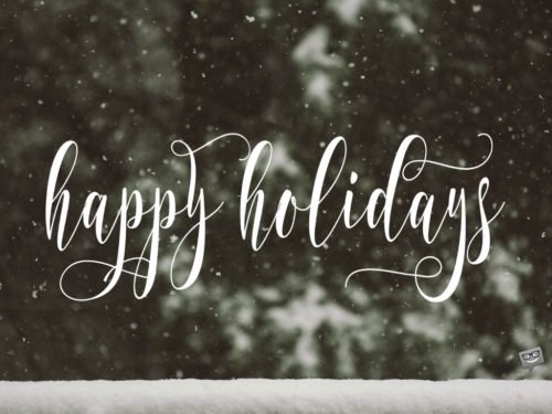 Christmas image for son. Happy Holidays.