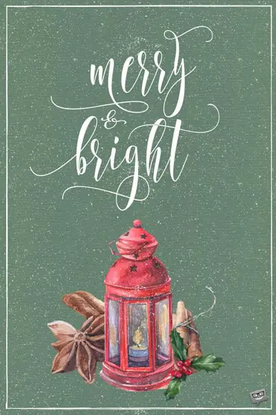 Merry and Bright.