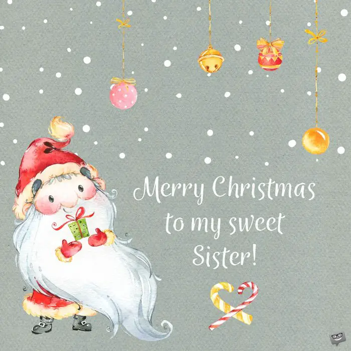 Merry Christmas Sister Images