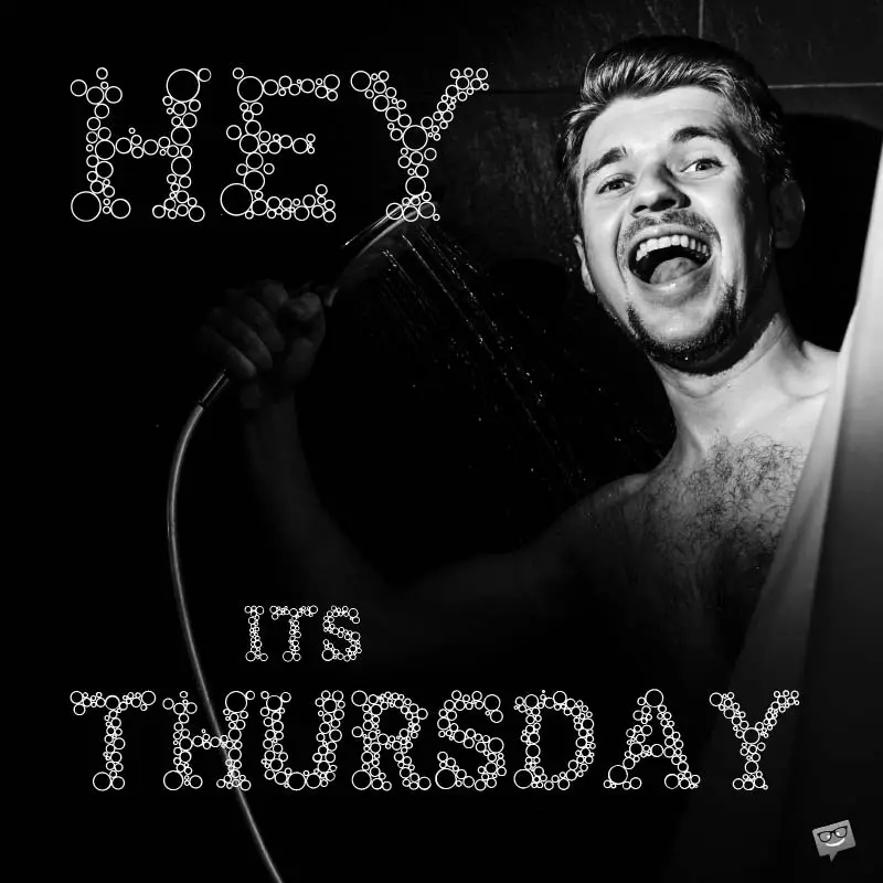 Hey, it's Thursday!