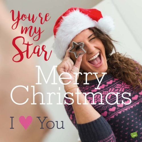 Christmas wishes for your husband. You're my star | Merry Christmas | I love you