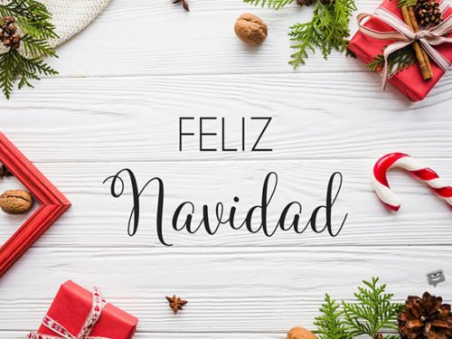 Feliz Navidad.