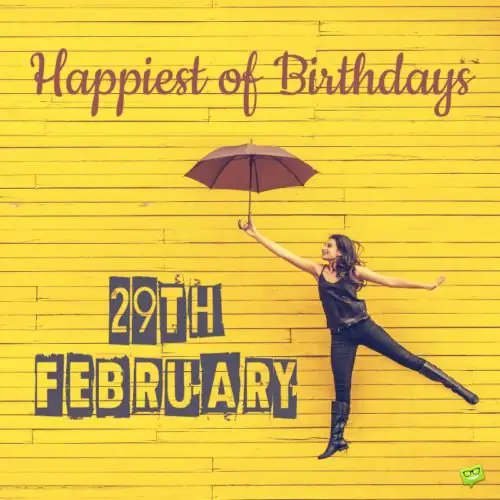 Leap Day Birthday Wish. | Birthday Wishes Expert Happiest of Birthdays.